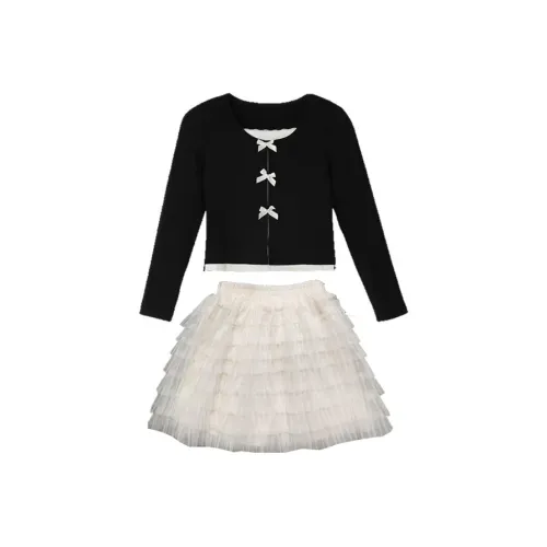 SUPEREDGE Черный KIDS Комплекты с юбкой