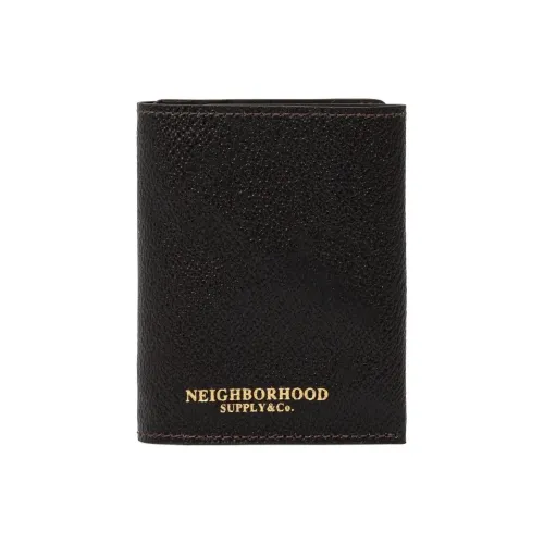 NEIGHBORHOOD совместный бренд Кожа Кошелек Женские Умбра