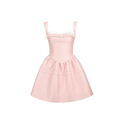 GRAYISMOON Розовый Женские Слип-платья