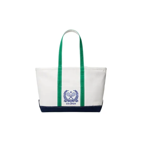 Polo Ralph Lauren Хлопок Плечевая сумка Мужская Кремовая и Зеленая