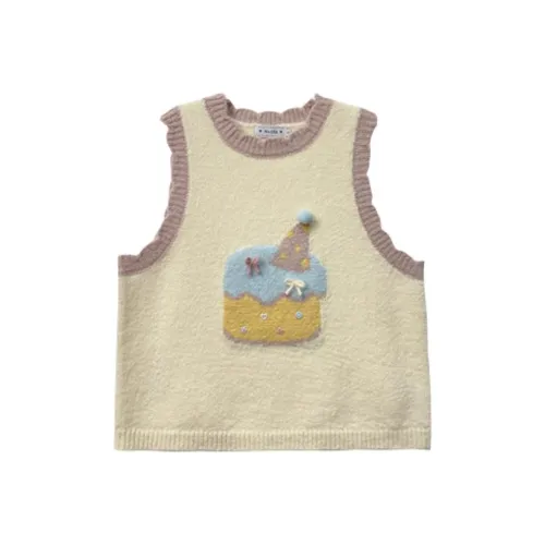 IUNOP Весенний Многослойный Большой размер Без рукавов Круглый вырез Топ Женский