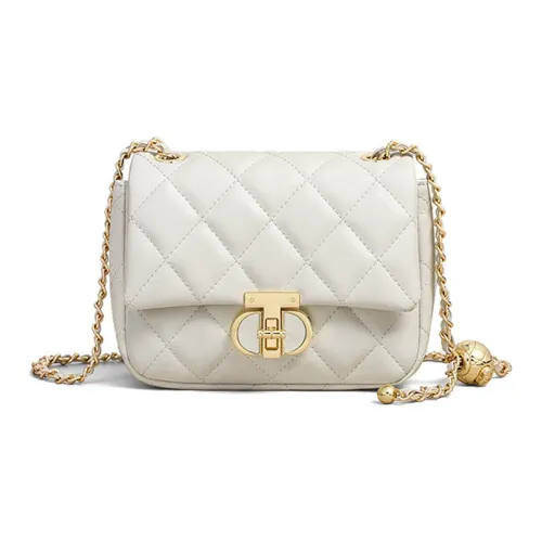 LOLLiPOPS Синтетическая кожа Спилок коровья кожа Сумка через плечо Стандартная Женская Экрю Черный