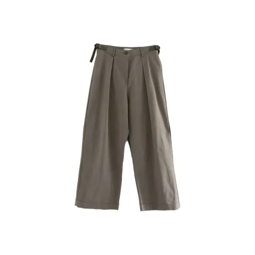 LOWEAR Широкие Pintuck Work Брюки Карго Брюки Женские