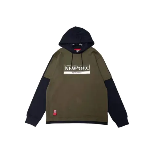 New Balance Армейский зеленый Мужские Свитшоты