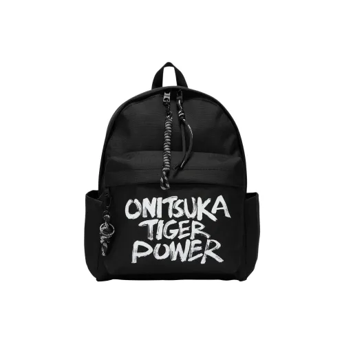 Onitsuka Tiger Практичный Многофункциональный Рюкзак Унисекс Черный