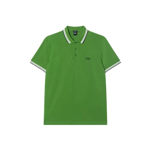 Hugo Boss Зеленая Мужская Поло
