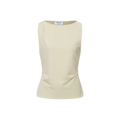FABRIQUE Кремовый Бежевый Женские T-Рубашки