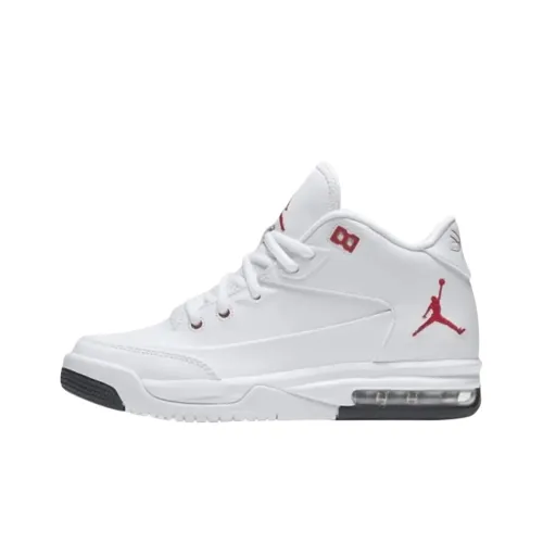 Jordan Flight Происхождение 3 MID Топ Детские Баскетбольные Кроссовки Белый Подростки