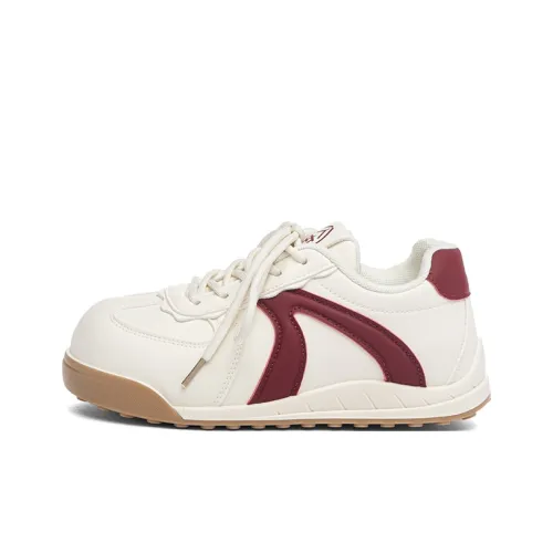 RENBEN Водонепроницаемый устойчивый к истиранию легкий низкий топ кроссовки для скейтбординга женские бежевый