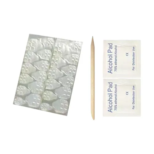 SHITIAN False Nail Jelly Rubber White Clothing Sets Nail Art Exclusive Клей