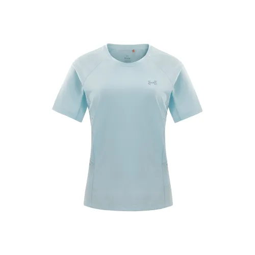 Under Armour Рукав реглан T-рубашка Женская Glacier Blue