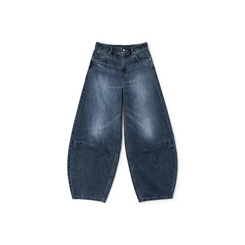 Lee Medium Dark Blue Women's Jeans Ли Мид Темно-Синий Женские Джинсы