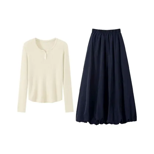 MARIE·COCO Топ+Юбка Женские Комплекты Юбка