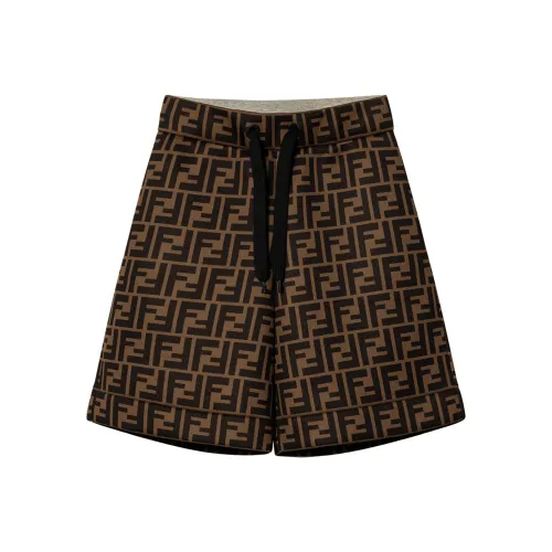 FENDI Коричневый Kids Short
