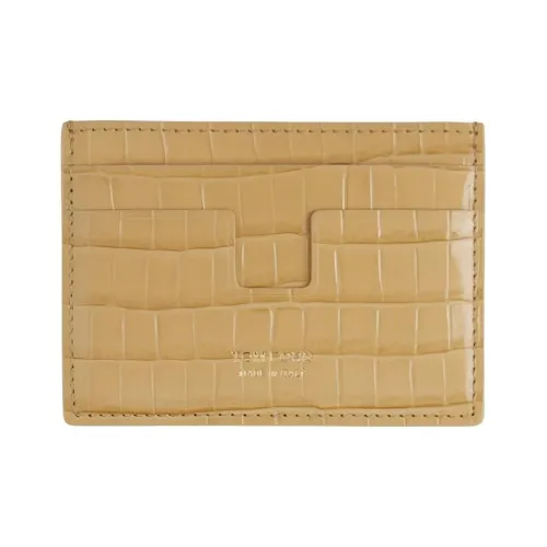 TOM FORD Телячья кожа Держатель для карт Держатель для карт Мужской Желтый