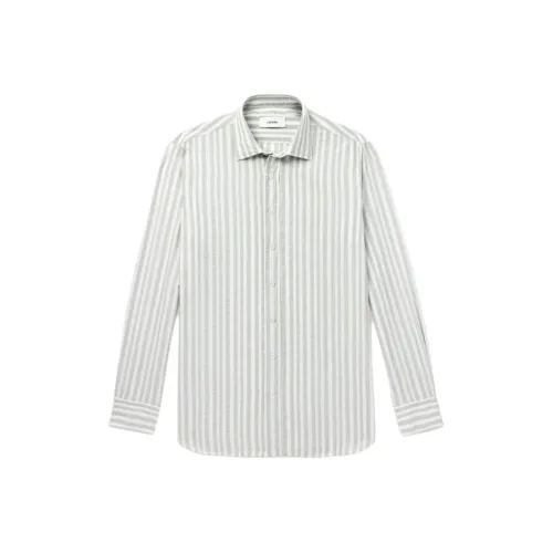 LARDINI Зеленые Мужские Рубашки