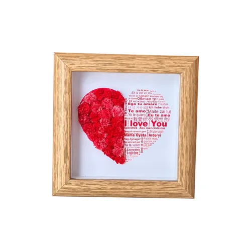 EDDO KIDS Я люблю тебя Сердце Фоторамка DIY Сохранённый цветок DIY Игрушки