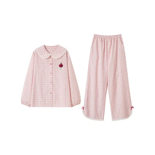 MIOJUER Pink Women's Pajama Sets