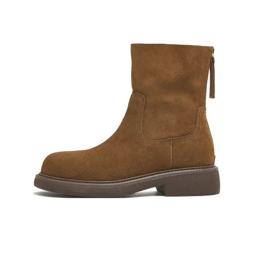 teenmix Винтаж Pipe Ботинки Ботильоны 4CM Женские