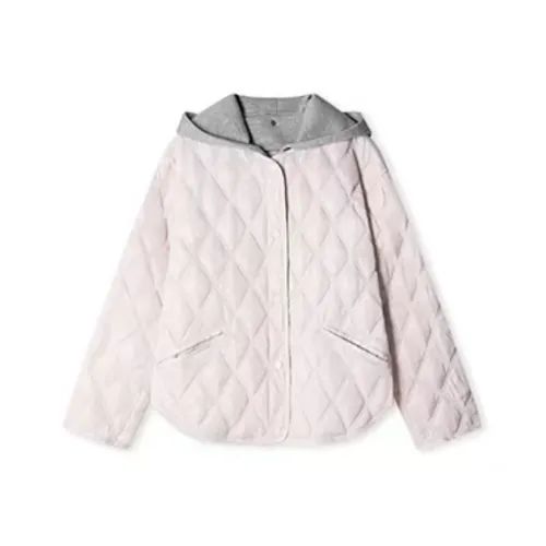 ADXKM Розовый Фиолетовый Женский Пуховик