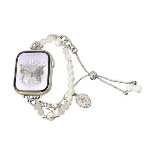 ZHISHENG Ремешок Apple Совместимость Кристалл Материал Нержавеющая сталь 140 мм