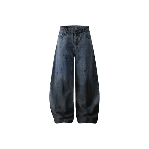 GBXM Touch Винтажные синие унисекс джинсы