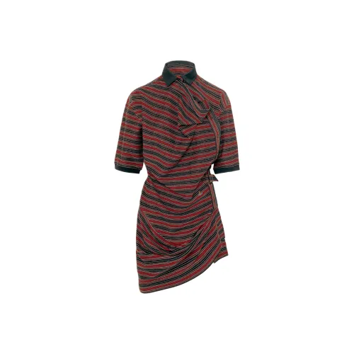 Vivienne Westwood FW25 Короткий рукав платье облегающий женское