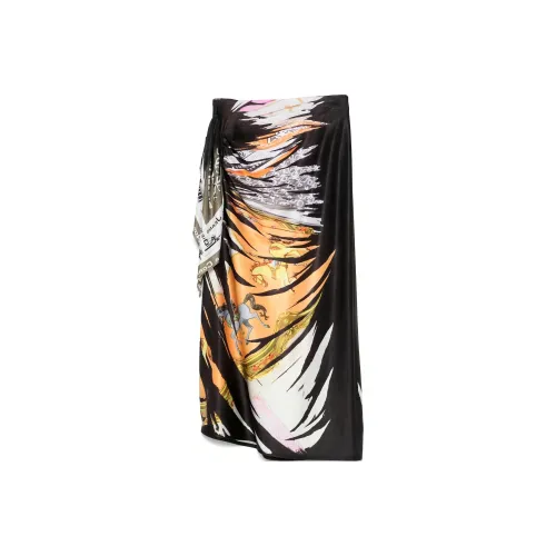 DIESEL Повседневный Длинный Юбка Женские Многоцветный