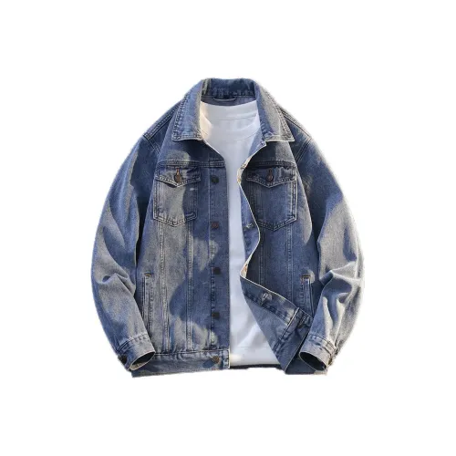 BAISHENGHU Светло-синие мужские куртки