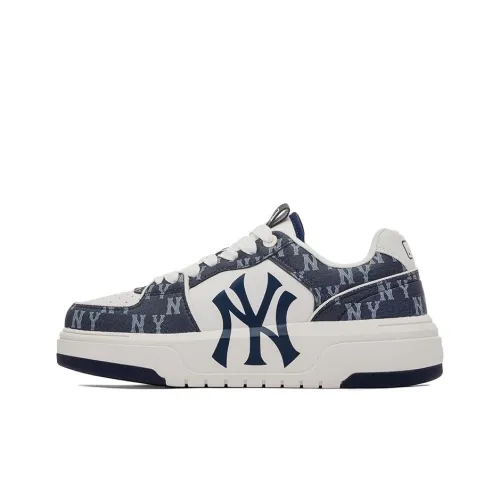 MLB Chunky Liner Покрытие Противоскользящие и Устойчивые к Износу Низкие Кроссовки для Скейтбординга Унисекс Морской Синий