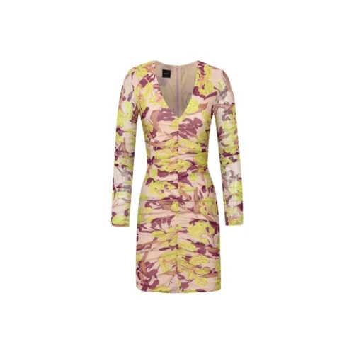 PINKO Длинное платье с длинными рукавами женское