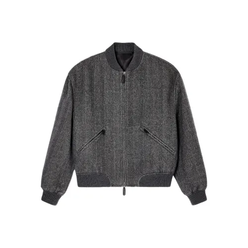 GIORGIO ARMANI Серый Мужской Куртки