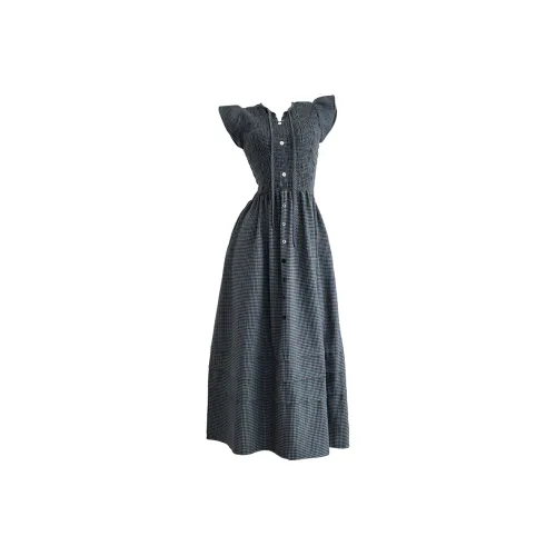 GRAYISMOON Короткое платье с короткими рукавами женское