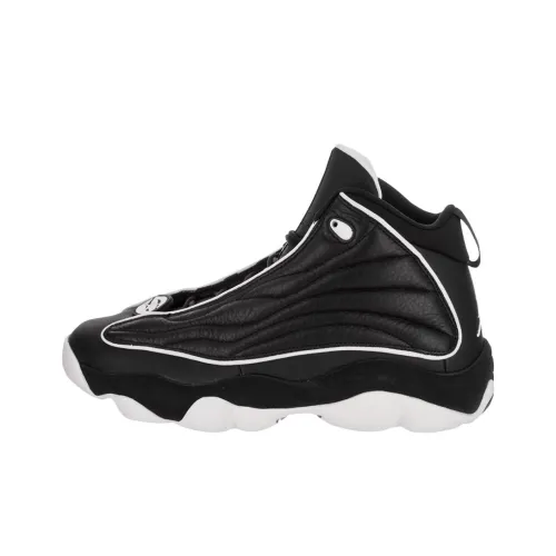 Джордан Pro Strong Винтажные Баскетбольные Кроссовки Мужские Черные