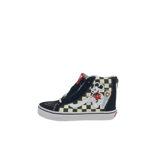 Disney x Vans SK8 HI Высокие кеды Обувь для малышей Черный Infant And Toddler