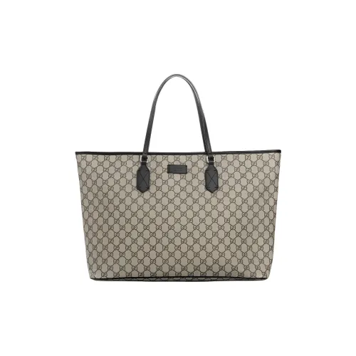 GUCCI GG Supreme Холст Тоут Сумка Сумка для покупок Сумка Обычная Женская Бежевая