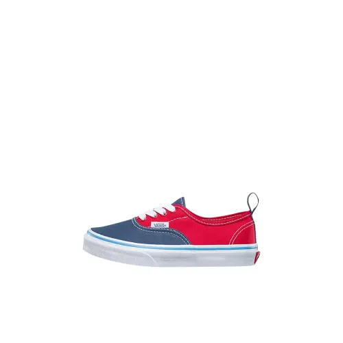 VANS Аутентичный Низкий Топ Малыш Обувь Красный Синий Infant и Toddler