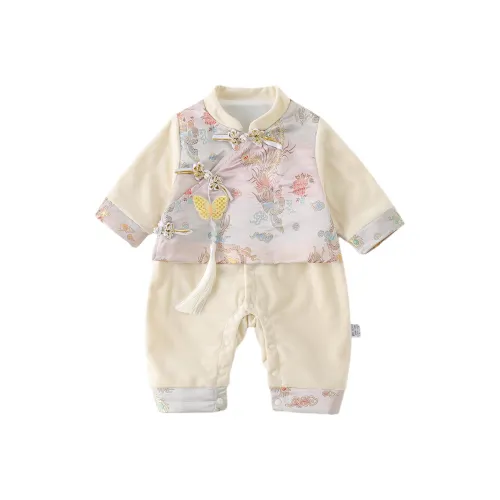 XiaoJinBu Экрю Детские комбинезоны / ползунки