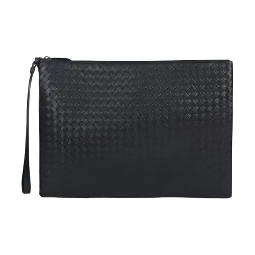 Bottega Veneta Intrecciato Кожаный Клатч Мужской Морской Синий