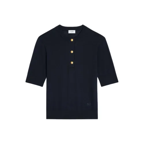 Celine Морской синий Женские Свитера