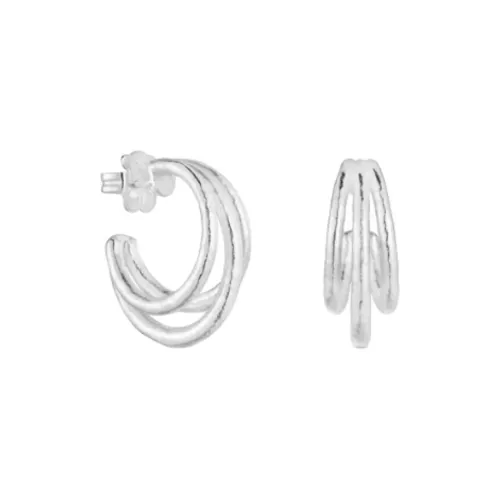 TAOSIXIONG Серьги Серебряные Women's Silver