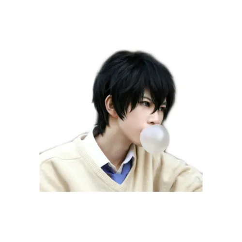 LIANXIANGKE Мужская парик для косплея аниме с матовым помпадуром естественное лицо модный комплект париков с высокой температурой и пряжа