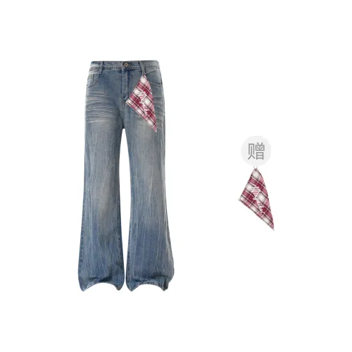 MINGNIKAI Унисекс Джинсы