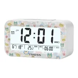 Белый мультяшный будильник