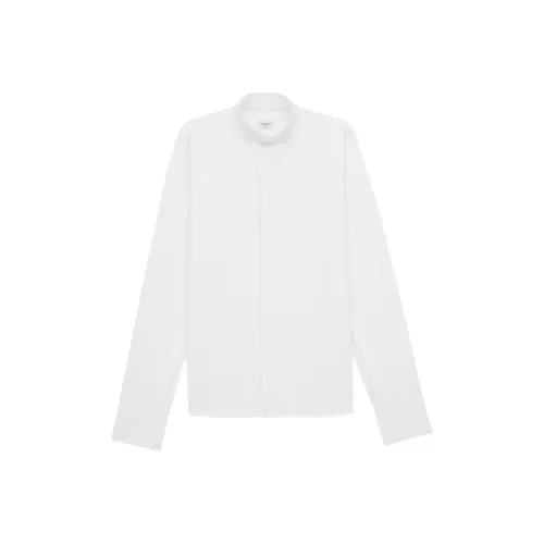SAINT LAURENT Рубашка Мужская Белая