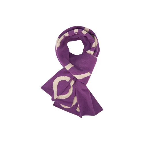 CALVIN KLEIN Вязаные шарфы Мужской Виноградный фиолетовый