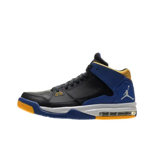 Jordan Flight Происхождение Винтажные баскетбольные кроссовки Мужской Синий черный