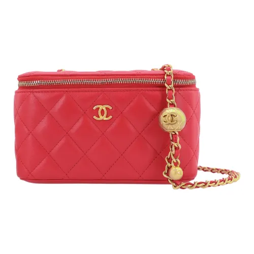 CHANEL Овчина Сумка через плечо Женская Арбузно-красный