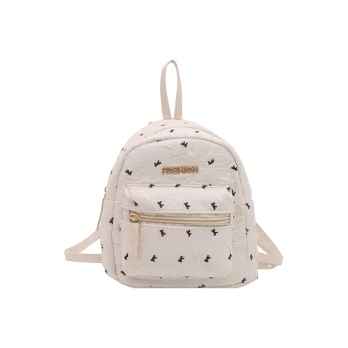 G.DUCKKIDS ПУ (полиуретан) Рюкзак Стандартный Белый Розовый