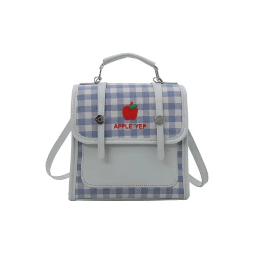 DIFFERENT FACES ПУ (полиуретан) Рюкзак Стандартный Женский Синий